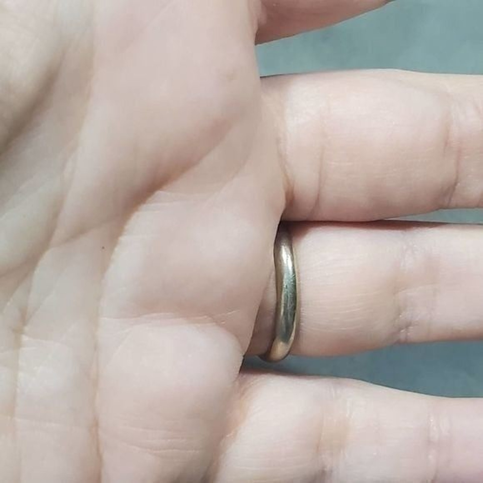Vintage Faux Pearl Ring Size 8.5 — image 3 of 5
